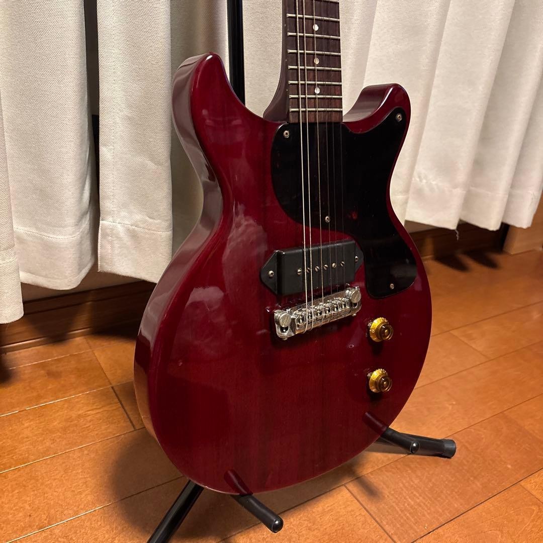 Electric Guitar Orville by Gibson Les Paul Junior DC Wine Red Made