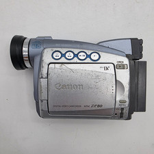 Canon ZR80 MiniDV Camcorder 18x Optical Zoom Digital Video Parts Repair