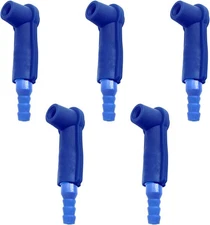 Brake Fluid Bleeder Bleeding Connectors, Car Oil Pumping Pipe Nipple 5PCS