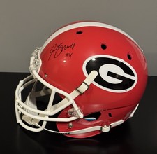 KEITH MARSHALL HAND SIGNED GEORGIA BULLDOGS SCHUTT FULL SIZE HELMET REDSKINS