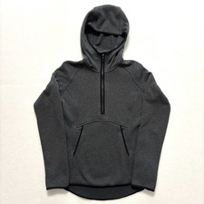 Lululemon It s Fleecing Cold Hoodie Pullover Women s Small 6 Dark Gray Half Zip