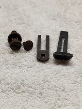 Vintage Rifle Sight Parts Lot Mannlicher Rear Sight Blade Elevators Screws