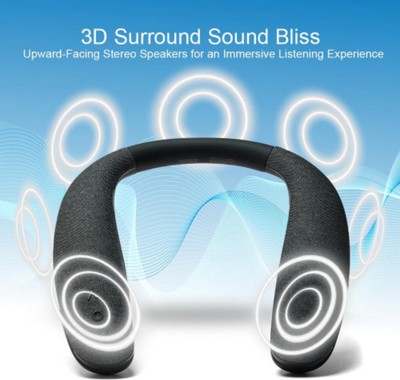  Wireless Neckband Speaker with Bluetooth Transmitter Set for TV and Low 