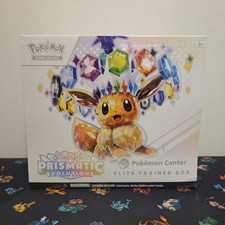 Prismatic Evolutions Pokemon Center ETB - Elite Trainer Box - Factory Sealed TCG