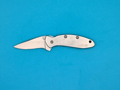 #ad 1600 Kershaw Chive Assisted Open Plain Edge Frame Lock Pocketknife NO BELT CLIP $29.99
