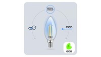 ŻAróWka LED E14 ŚWieczka B35 2W = 25W 249Lm 4000K Neutralna 360 Filament Lumiled