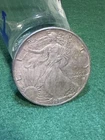 1990 WALKING LIBERTY AMERICAN EAGLE .999 FINE SILVER DOLLAR COIN 1oz