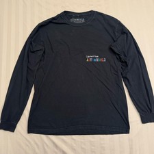 Astroworld Travis Scott T Shirt Wish You Were Here Long Sleeve Black M *RARE*