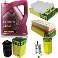 Mann Inspektionspaket 5L Mannol Extreme 5W-40 FüR Audi A3 1.8 Tfsi 2.0 Vw Golf