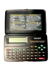 SEIKO Instrument Spanish English Translator ET2240 Advanced Verb Conjugation