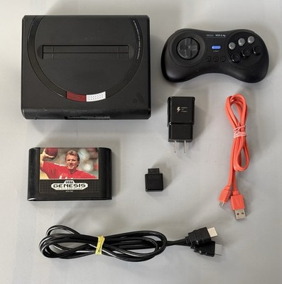 Analogue Mega Sg Console FPGA Black   Tested/Working w/ Accessories   Must Read