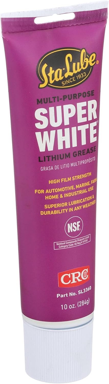 Super White Multi-Purpose Lithium Grease, 10 Wt Oz