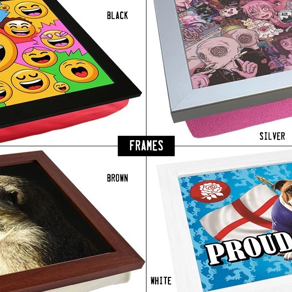 Personalised Lap Tray  with Padded Cushion, Use Your Photos, For Laptops & Meals - Image 2 of 4