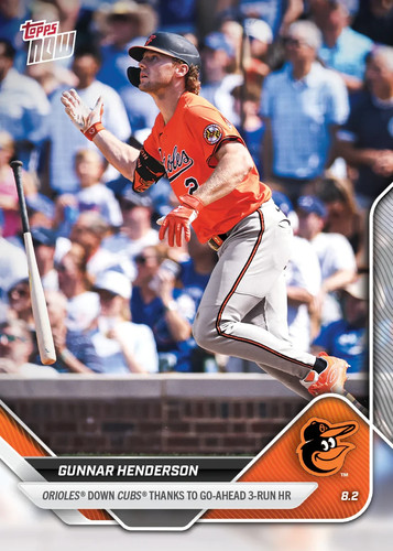 2025 Topps Now 503 Gunnar Henderson