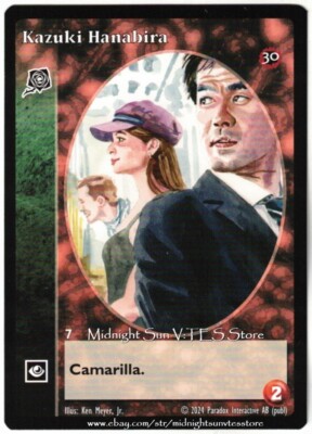 Kazuki Hanabira Toreador 30th Anniversary V:TES VTES Vampire CCG