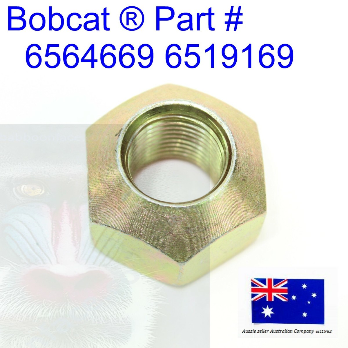 fits Bobcat Wheel Nut Rim Lug Nut 6564669 Skid Steer Wheel