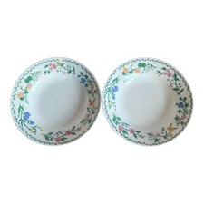 Vintage Royal Norfolk Floral Pattern Porcelain Plates Lot Of 2