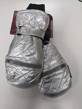 Swiss Tech Thinsulate Quited Ski mittens with Zipper Pocket S/M