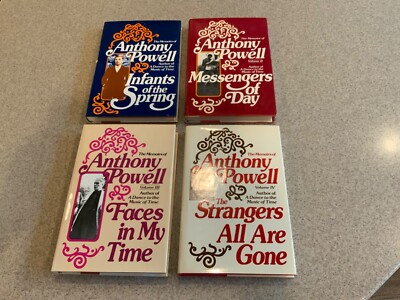Memoirs of Anthony Powell 4 volume hardcover complete set