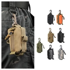 Molle Tactical Pouch Bag Keychain Coin Purse Pouches Hiking Camping 7 Colors