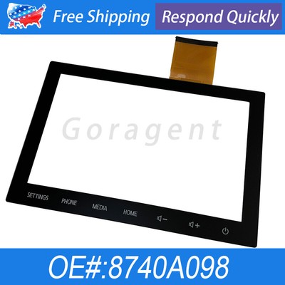 Fit 2019 2020 2021 2022 Mitsubishi Outlander Navigation Radio Touch Screen Glass
