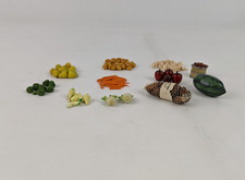 Large Lot Vintage Miniature Dollhouse Kitchen Grocery Store Food Groceries