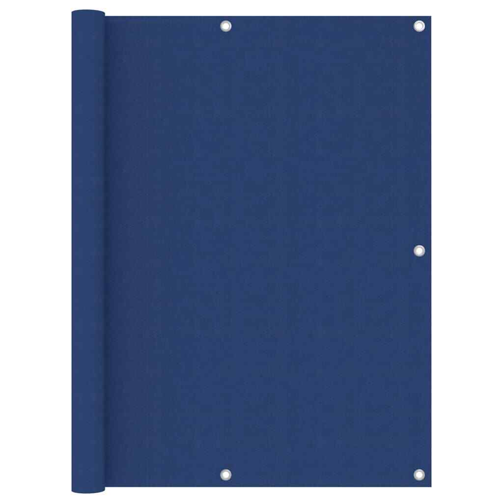 vidaXL Balcony Screen Blue 120x400 cm Oxford Fabric
