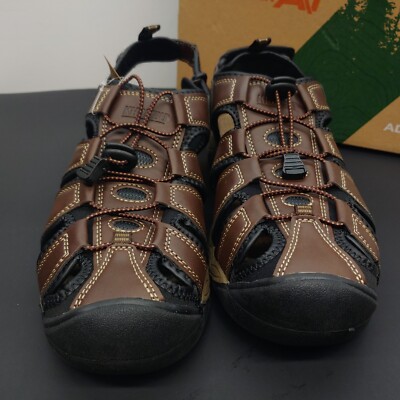 Khombu AT William Sandals Bungee Mens Size 11M Brown/Black  display picture 3