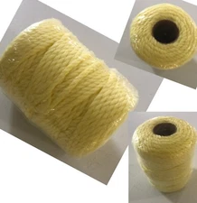 NEW Maxi-Cord 6mm Twisted Polypropylene Lemon Yellow Macrame Cord 100 Yds