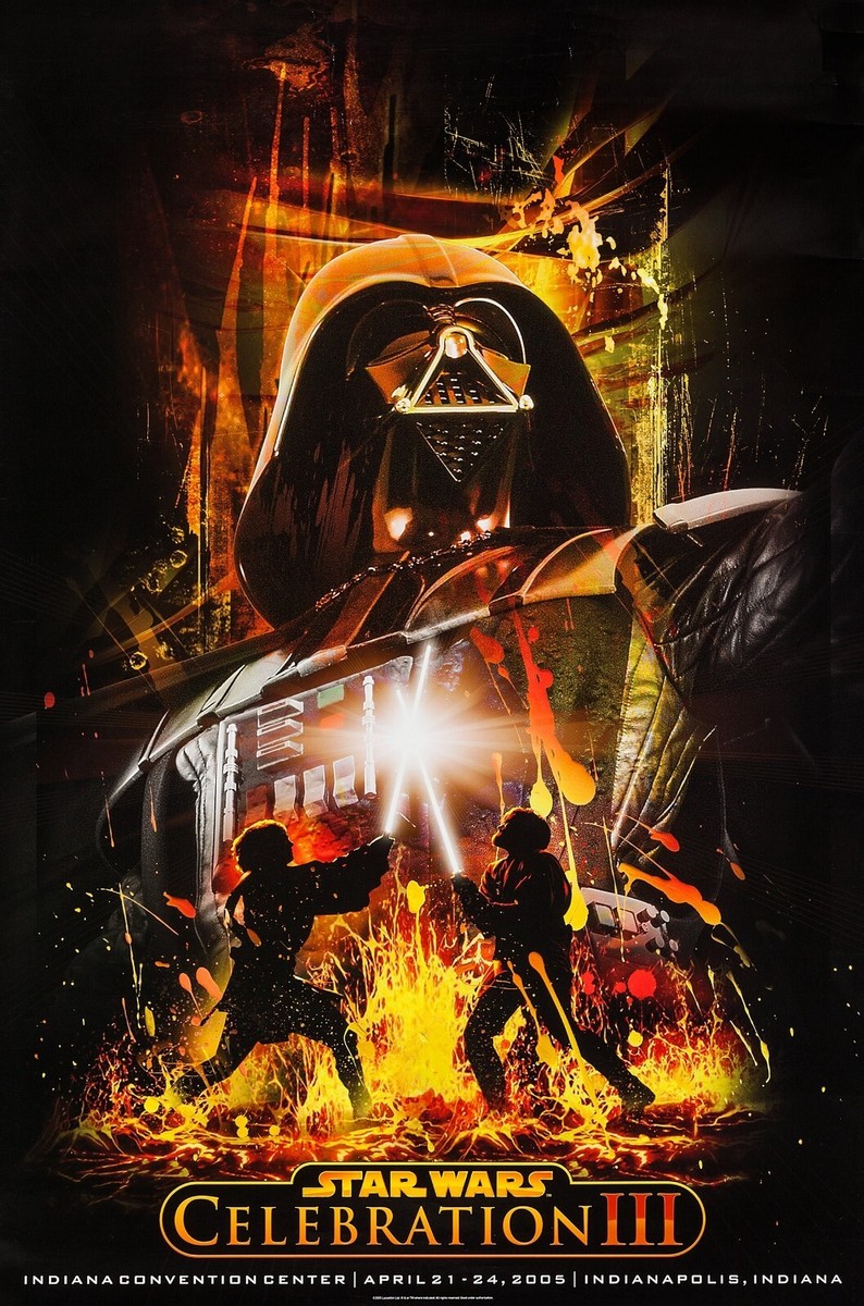 2005 Star Wars Episode III Revenge Of The Sith Movie Poster 11X17