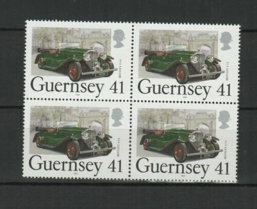 Timbres sur les voitures et l'automobilisme avec 4 timbres