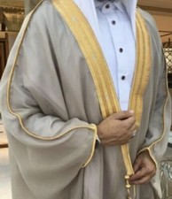                     bisht Islamic Arab Dress Sheikh Imam Cloak Bisht Abaya Eid