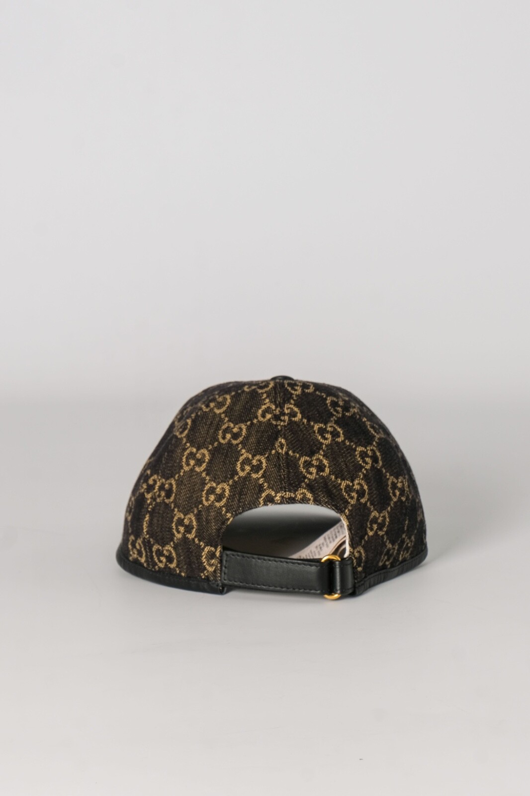 GUCCI DENIM BLACK GG MONOGRAM OSCAR BASEBALL CAP M AUTH image 4