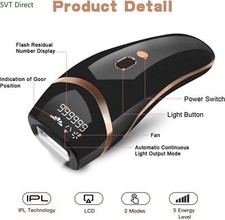 IPL Hair Removal Permanent Painless Laser Hair Remover Device for Women and Man