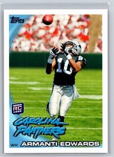 2009 Topps Football Rookie Card RC Armanti Edwards Carolina Panthers #315