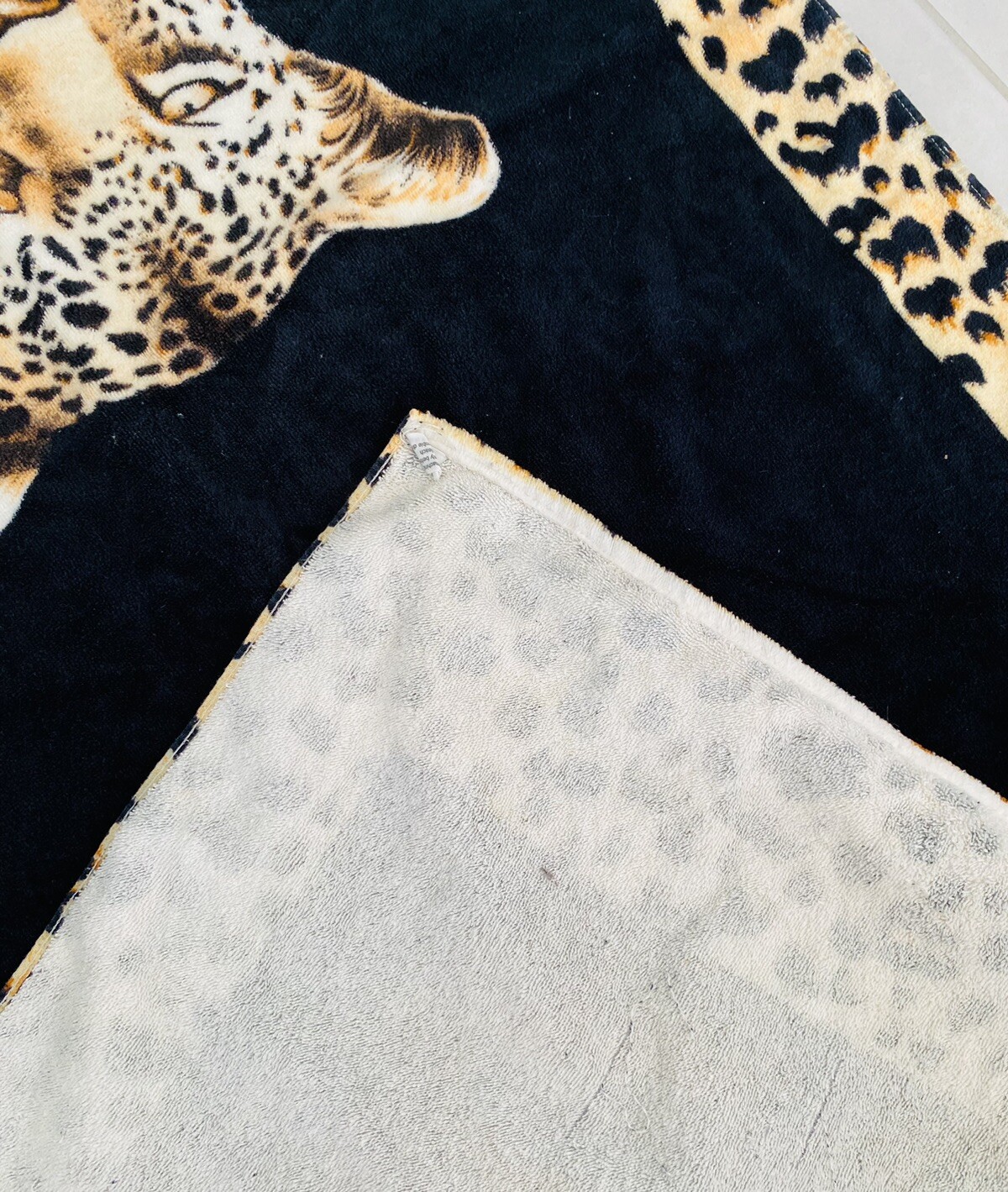 Karsten Towel Bath Beach Pool Made In Brazil 100 Cotton Leopard Animal