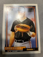 1992 Topps Chris Hoiles Baltimore Orioles #125 and Bobby Valentine 789#