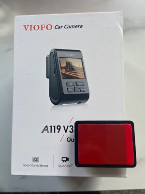 Viofo Auto Dash Cam A119v3 GPS Loop Aufnahme QHD Kamera Tragrahmen