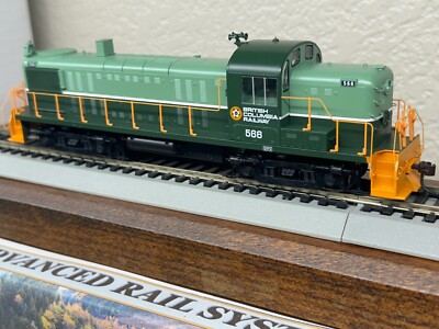 BRITISH COLUMBIA RR - ALCO RS3 ROAD SWITCHER LOCO DC/DCC Ready HO Scale NEW OOP