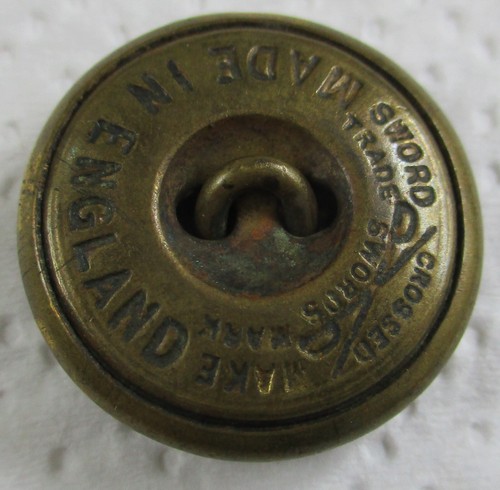 1902 British Army:"1st PATTERN EDWARDIAN GENERAL SERVICE BRASS BUTTON" (24mm) - Picture 4 of 5