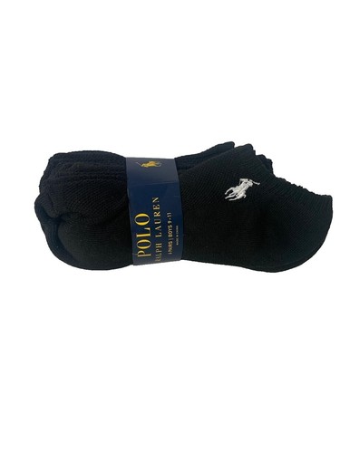 Polo Ralph Lauren 6 Pair Classic Sport Boys Ankle Socks. Size 9 - 11 NWT - Picture 4 of 17
