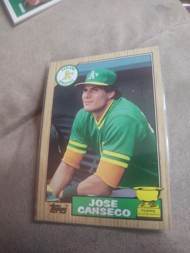 1987 TOPPS TIFFANY JOSE CANSECO ALL STAR ROOKIE CARD RC 620 EBay