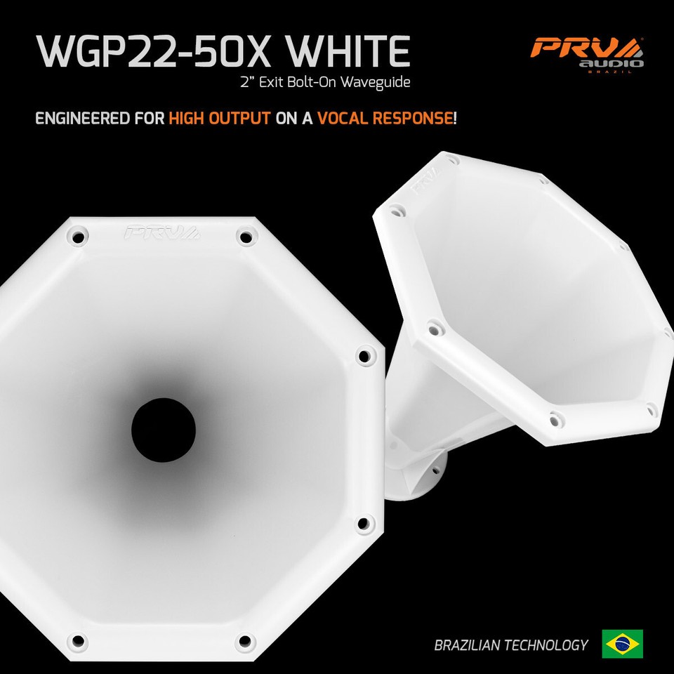 4x PRV Audio WGP22-50X WHITE 2