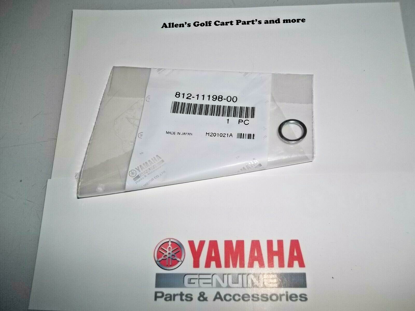 Yamaha golf cart oil drain plug gasket G9, G14, G16, G29 Free shipping