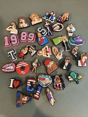 Taylor Swift Fan Shoe Charms 40Pcs Lot Set Shoe Accessories, Birthday Favors