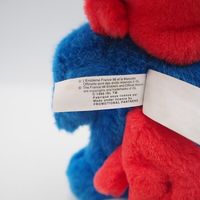 Peluche Footix - Mascotte officielle Coupe du Monde France 98