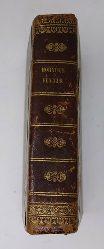 "Antique Book "QUINTI HORATII FLACCI POEMATA cum commentaris JOH MIN-ELLII" 1752 - Picture 8 of 10
