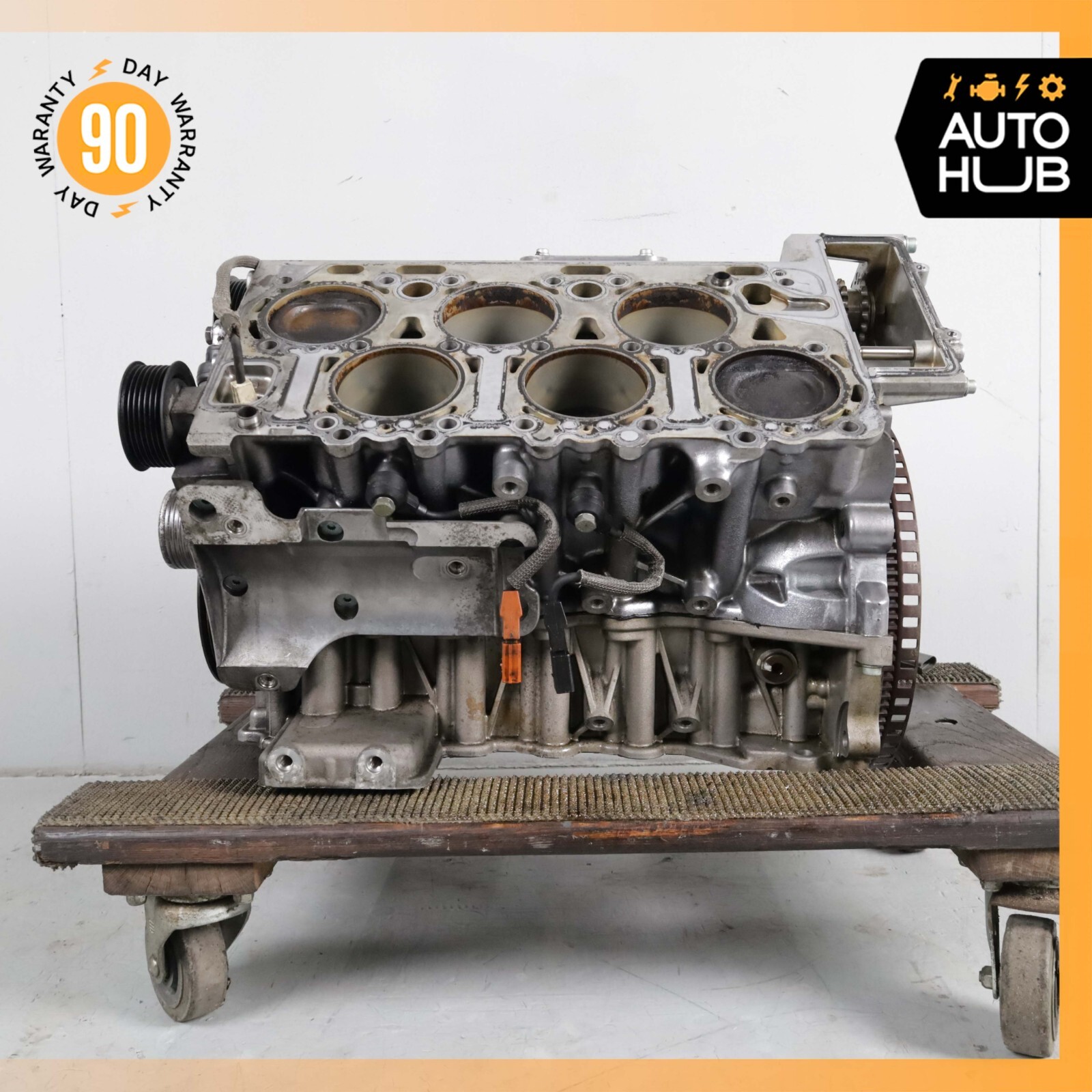 03-13 Bentley Continental GT Flying Spur 6.0L Engine Motor Block FOR PARTS ONLY