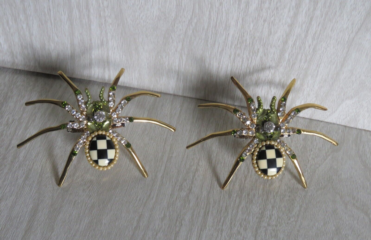 Lunch At The Ritz Halloween Belt Chain Rhinestone Crystal Pumpkin Witch Spider Crystal Vintage Belts for sale | eBay main image 2