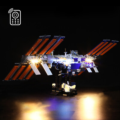 LED Licht Set (Fernbedienung) Für LEGOs International Space Station Ideas 21321